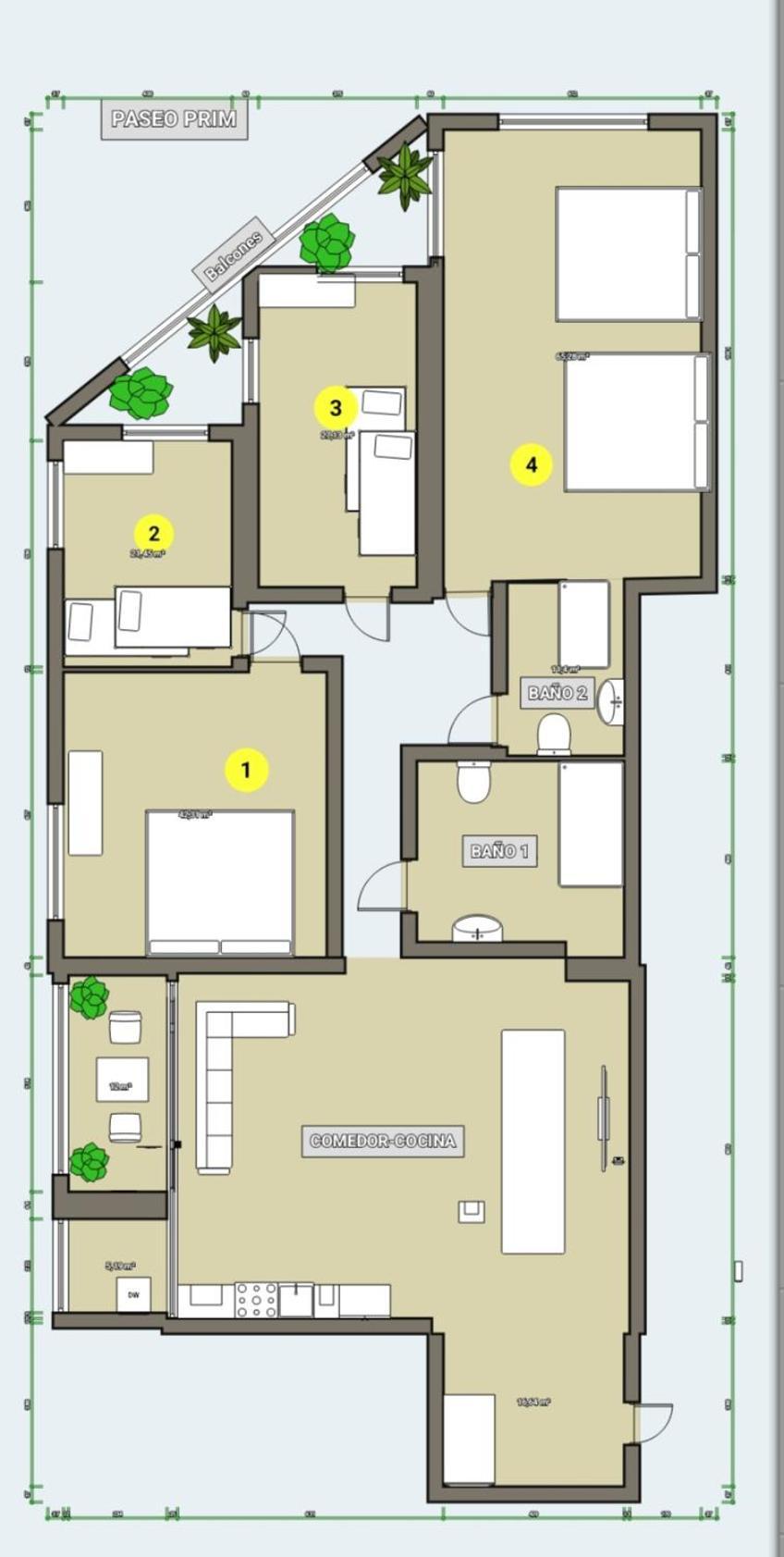 Tarragonaapartments Prim 350 Reus Buitenkant foto